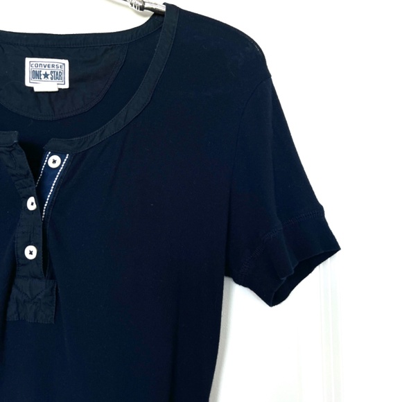 Converse One Star Navy Blue Shirt Dress Size S - Picture 3 of 12